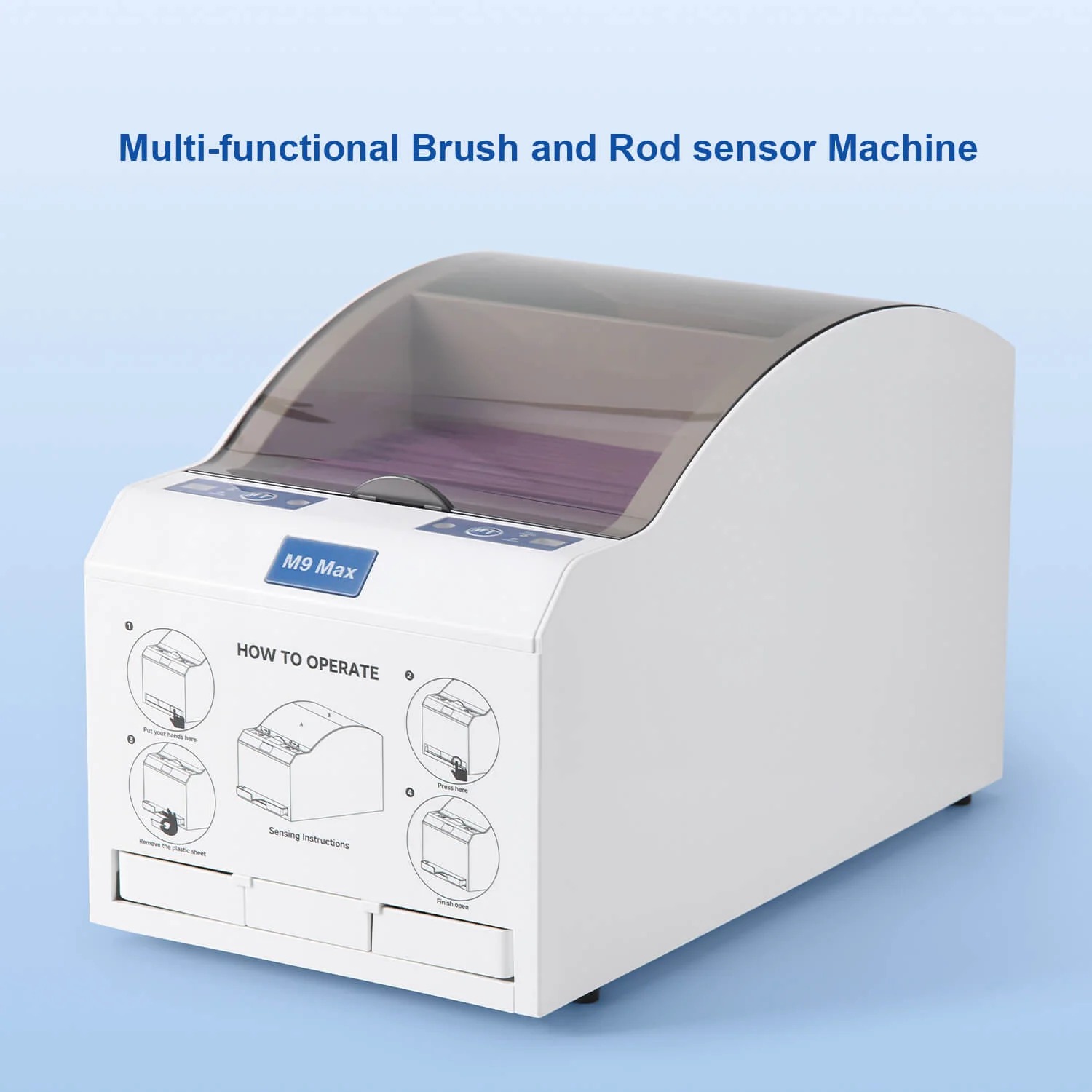 Dental Brush and Rod Sensor Storage Bins